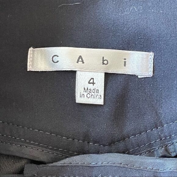 CAbi Black Career Wide Leg Trousers - size 4 - Picture 6 of 13